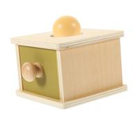 Hemobllo 1 Ensemble Boîte à Objets Bois pour Garçon Fille Éducatif de Développement Précoce Stimule la Créativité Renforce la Patience Jeu Interactif pour Les Compétences Sociales Facile à