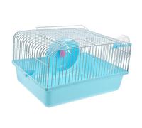 Hemobllo 1 Ensemble Cage à Hamster Portable avec Bol Alimentaire Roue et Distributeur Eau Enclos Pratique pour Petits Animaux comme Hamsters et Chinchillas pour et Sorties