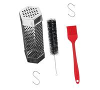 Hemobllo 1 Ensemble D'Outils De Barbecue En Tube Outils De Brosse De Nettoyage Tube À Fumée Tube À Fumer Professionnel Tube À Fumer En Acier Inoxydable Tube À Fumer