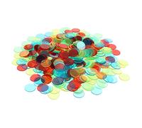 Hemobllo 1 Ensemble Jeu de Bingo de Jetons de Comptage Ronds Plastique Chips de Jeu pour Activités Ludiques Couleur Aléatoire Couleur Aléatoire
