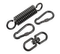 Hemobllo 1 Ensemble Kit de Ressorts Métalliques pour Hamac et Chaise Suspendue Ensemble de Suspension Au Utilisation Intérieure et Extérieure Accessoires de Relaxation pour et