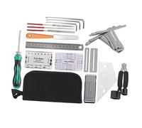 Hemobllo 1 ensemble Kit Entretien Nettoyage pour Guitare Outils de Réparation et Pratiques avec Sac de Transport Accessoires Indispensables pour Musiciens