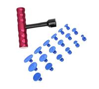 Hemobllo 1 ensemble Kit Réparation Débosselage sans Peinture Outil Débosselage Ventouse avec T Bar et de Réparation Compact et Portable pour Carrosserie Auto