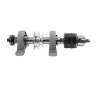 Hemobllo 1 Ensemble Roulement de Broche et Mandrin de Perceuse pour Scie, Support de Palier à Poulie Anti-Vibration, Compatible Outils Travail du Bois, Maintenance Rapide pour Bricolage