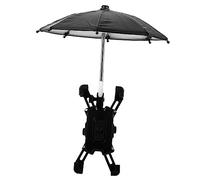Hemobllo 1 Ensemble Support de Téléphone pour Vélo avec Mini Parapluie Accessoire Pratique et Antivibrations pour Navigation Cyclisme