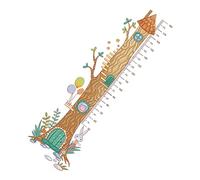 Hemobllo 1 Feuille Sticker Mural de pour Garçon Fille Toise Auto Adhésive avec Animaux Forêt Mesure Précise Hauteur pour Décoration de Chambre Salle de Jeux et Plus Thème Arbre