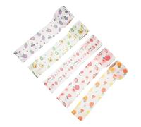 Hemobllo 1 Jeu Bandes Cohésives Élastiques Autoadhésives Bandages Colorés Fruits Pour Sport Protection Et Soin Des Blessures 5 Rouleaux