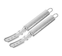 Hemobllo 1 Jeu Grattoir Acier Inoxydable Pour Élimination Des Cheveux De Outil De Grattage Pratique Et Durable Sans Lame Accessoire Ménager Pour Éleveurs Animaux 2 Pièces