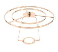 Hemobllo 1 Jeu Support d'abat-jour accessoires d'éclairage abat-jour de lampadaire porte-harpe abat-jour harpe pour réparation de lampadaire ancien Composant abat-jour de lustre Cadre suite