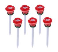 Hemobllo 1 Jeu Support pour Tees Rose Accessoires pour Golfeurs Outils Entraînement Rose 6 Pièces
