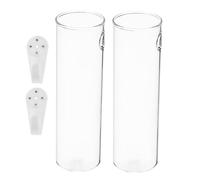 Hemobllo 1 Jeu Vase Tube À Essai Suspendu Au Mur Jardinières De Multiplication Murale Vase Suspendu Jardinière Suspendue Pendaison Fleurs Vases Muraux Planteur Un Verre Transparent 2 Pièces