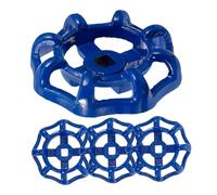 Hemobllo 1 Jeu Volant De Vanne De Remplacement Soupape Remplacement du Robinet Éteindre Dehors Poignée De Vannes Poignée De Roue De Valve en Métal Le Fer Blue 4 Pièces