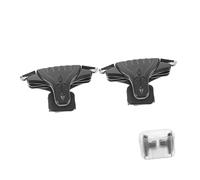 Hemobllo 1 Paire manette de jeu gommage main portable utilisation accesoir gaming pilori effet déclencheur du contrôleur poignée de déclenchement déclencheur de jeu durable Plastique Black