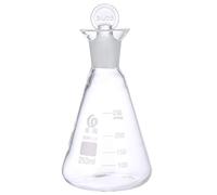 Hemobllo 1 Pc Ballon Flacons en Verre Flasque Flacon De Chimie en Verre Flacon Erlenmeyer en Verre Gobelets Flacon Tasses à Mesurer en Verre Un Verre Usage Étudiant Articles De Fête Conique