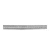 Hemobllo 1 Pc escalader charpenterie règle de menuiserie règle de ligne reglet réglet graduée de travail du bois en métal de marquage de menuiserie Acier inoxydable Silver