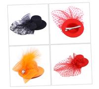 Hemobllo 1 Pièce Casquette Chien Rose Cosplay mélanger Faire la fête Animal de Compagnie nom garçon Maman Accessoires pour Animaux de Compagnie Chiot Chapeau