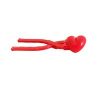 Hemobllo 1 pièce Pince à Forme de Cœur Outil Créatif Hiver pour Garçon Fille Extérieur Pratique et Clip de Neige Grand Modèle Rouge