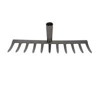Hemobllo 1 Pièce Râteau de Jardin Robuste Râteau à Gazon Pratique Tête à Dents pour Desserrer Sol Désherber Outil pour Jardinage