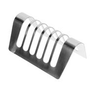 Hemobllo 1 pièce Support à Acier Inoxydable Rack à Toast pour Buffet Présentoir Pratique pour Sliced Toast pour Événements et Activités Extérieures