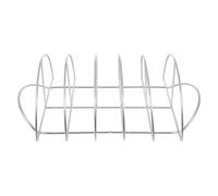 Hemobllo 1 Pièce Support de Barbecue Acier Inoxydable Rack à Ribs Durable pour Grillade Extérieur Outil de Cuisine pour Barbecue