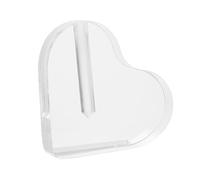 Hemobllo 1 pièce Support de Fleurs Acrylique Transparent Forme de Cœur Base pour Arrangement de Roses Décoration Romantique pour Mariages et Événements