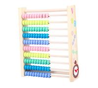 Hemobllo 1 pièce Tableau de Dessin Bois avec Boulier Éducatif Multi Fonctionnel pour Garçon Fille Outil Apprentissage des Mathématiques et Reconnaissance des Couleurs
