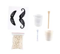 Hemobllo 1 Set Haricots Beurre Outil Épilation Nez Applicateur de Cire Nasale pour Épilation Facile et Précise