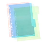 Hemobllo 10 ensembles Diviseurs Onglets pour Cahier à Anneaux Séparateurs de Pages Détachables Vintage Organisateurs de Notes Polyvalents pour Binders et