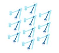 Hemobllo 10 Ensembles Kit Fouille Garçon Fille Outils de Creusement Plastique avec Marteau Ciseau et Brosse Jeu Éducatif Construction et Archéologie pour Garçons et Filles Support