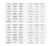 Hemobllo 10 Feuilles D’Étiquettes Autocollantes pour Flacons D’Huiles Essentielles 14X14 CM Lot de 10 Pièces Dorées et Argentées Étiquettes Adhésives Décoratives pour Accessoires de