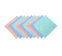Hemobllo 10 Lingettes Démaquillantes Douces en Microfibre Visage, Serviettes Absorbantes en Polyester pour Femmes, 10pcs, Maison Voyages Couleur Aléatoire Style Aléatoire