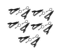 Hemobllo 10 Pcs Pince pour Micro-Col Ensemble de Pinces pour Microphone Cravate à Clip-On Haute Élasticité pour Utilisation en Salle de Conférence Scène