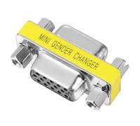 Hemobllo 10 pièces Adaptateur Vga Femelle-Femelle Coupleur Convertisseur Mini Broches pour Extension Câble Vga Transmission Vidéo HD sans Perte Compact et Pratique pour Bureau et Maison