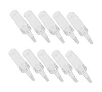 Hemobllo 10 Pièces Animal Feeding Bottles Reusable Glass Hamster Milk Bottles for Sugar Gliders and Small Pets Nursing Feeder Kit for Orphaned and Premature Animals