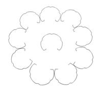 Hemobllo 10 Pièces Anneaux de Retenue à Ressort pour Lampe Lot de Clips de Fixation pour Spot Encastré Accessoires LED Réutilisables