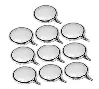Hemobllo 10 Pièces Ballons Aluminium Bulles de Parole à Écrire Décorations DIY Personnalisables pour Mariages Fêtes