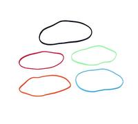 Hemobllo 10 pièces Bandeaux de Tête Élastiques Antidérapants et Hommes Accessoires Coiffure Sport Respirants Fluorescentes Variées Noir Vert Rose Orange Bleu
