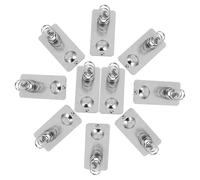 Hemobllo 10 pièces Batterie Ressort Plaque Terminal Métal Conversion Pile Négative à Positive pour Télécommande Jouets avec Connexion Tour Flexible