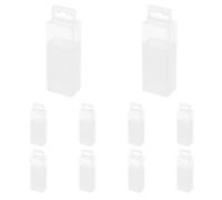 Hemobllo 10 Pièces Boîte de Rangement Extensible en Plastique pour Mèches, Organiseur Sécurisé Compartiments Internes et Couvercle Transparent, pour Coffrets Mobiles et Rangement en Camion