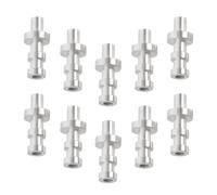Hemobllo 10 Pièces Bornes Tourelle Argenté pour Amplificateur Guitare à | Cuivre Plaqué Argenté, Câblage en Couches pour Circuits Complexes, Installation Simple, Entretien Facile