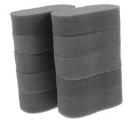 Hemobllo 10 pièces Brosse à Cheveux Noire pour Coiffeur Éponge Dépoussiérante pour Nettoyage Post-coupe Outil et Confortable pour Éliminer les Résidus de Cheveux sur Cou Visage et Poitrine