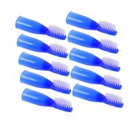 Hemobllo 10 pièces Brosse à Dents Mini Souple pour Prison sans Ni Ergonomique et Hygiénique Essentielle pour Centres de Réhabilitation et Établissements Sécurisés Lot