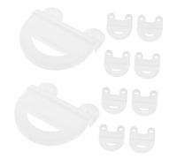 Hemobllo 10 Pièces Clips pour Cages à Fils Plastique Fixations Sécurisées pour Accessoires de Cages de Hamsters et Chinchillas Clips Ajustables et Durables pour Petits Animaux