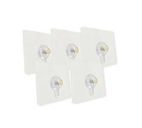 Hemobllo 10 pièces Crochets sans Trace pour Cadres Kit Fixation Murale Perçage pour Murs Durs Supports Invisibles pour Accrocher Tableaux et Photos Charge Adapté Portes