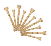 Hemobllo 10 Pièces de Décorations Accessoires Polyvalents et Faciles à Utiliser en Os en Plastique Réalistes pour Halloween pour Objets Faits Main et Autres Occasions