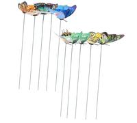 Hemobllo 10 Pièces Décoration de Jardin Piquets Forme de pour Aménager Votre Espace Extérieur pour Plates Bandes et Terrains Verts