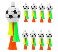 Hemobllo 10 Pièces fauteur de Trouble Trompette de Football Haut-Parleur de Jeu de Football décorations de fête de Football klaxon à air de fête événements Trompette pour Match de Foot