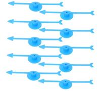 Hemobllo 10 pièces Flèches Rotatives pour Jeu de Bureau Accessoires de Pointeur de Roulette Flèches Bleues pour Jeux de Rôle et Animation