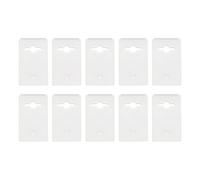Hemobllo 10 Pièces Kit de Fixation pour Couverture Solaire de Piscine Clip | Plastique Blanc, pour Enrouleur de Piscine Enterrée, Système à Clip Intégré