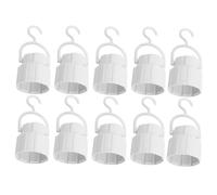 Hemobllo 10 pièces LED Douille avec Crochet Support Ampoule LED Portable pour Camping et Urgence Adaptateur Douille Lampe Électrique Lot de Installation Facile Usage Intérieur Extérieur